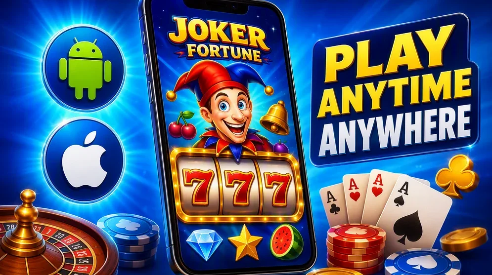 smartphone showing slot game in portrait mode